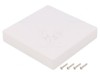 Carcasă Universală ABS Albă 125x125x25mm IP40