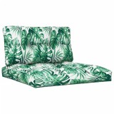 Cumpara ieftin Perne de paleti, 2 buc., model cu frunze, textil