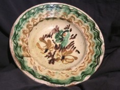 Arta / Traditie - Farfurie taraneasca model deosebit realizata in Transilvania !