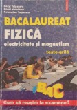FIZICA, ELECTRICITATE SI MAGNETISM. TESTE-GRILA. BACALAUREAT-SERYL TALPALARU, DOREL HARALAMB, SEBATIAN TALP-239182