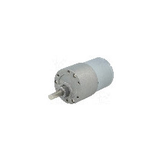 Motor DC, 6...12V DC, 5.5A, 67rot./min, POLOLU, 150:1 METAL GEARMOTOR 37DX57L MM (HELICA