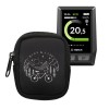 Husa GPS Kwmobile pentru Bosch Kiox, Negru/Alb, Neopren, 55742.04