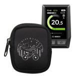 Husa GPS Kwmobile pentru Bosch Kiox, Negru/Alb, Neopren, 55742.04