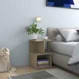 vidaXL Noptiere, 2 buc., stejar sonoma, 35x35x55 cm, lemn prelucrat 806353