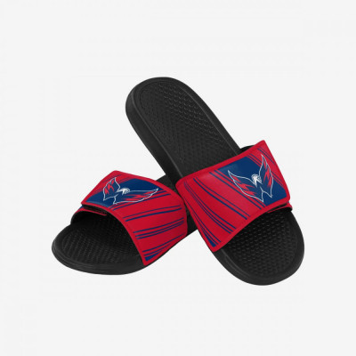 Washington Capitals papuci de bărbați Legacy Velcro Sport Slide Slipper - L = 44-45 EU foto