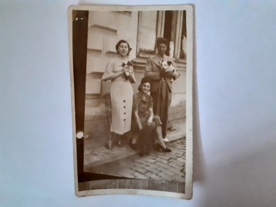 Fotografie tip CP de grup din Rom&amp;acirc;nia &amp;icirc;n 1937 foto