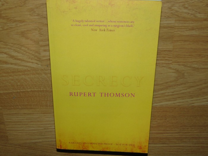 SECRECY -RUPERT THOMSON
