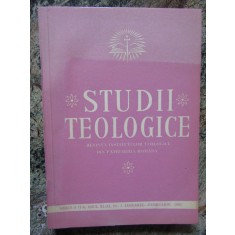 STUDII TEOLOGICE , SERIA A -II A ANUL XLIII NR 1 IANUARIE- FEBRUARIE 1991