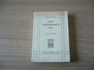 Oscar Wilde - Lady Windermere&amp;#039;s Fan foto