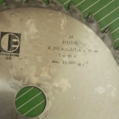 ELEKTRA BECKUM Disc pentru lemn de 210x2.2/1.4x30mm cu 30 de dinti foto