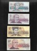 Set Bancnote Bulgaria: 20, 50, 100, 200 Leva - Colectie Numismatica Bulgaria