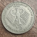 C50 - Moneda foarte veche - Germania - 2 marci - 1983 litera G