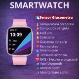 Cumpara ieftin SMARTECH SmartWatch cu Senzor Glucometru, EKG, Temperatura Corporala, Compozitia Sangelui, Acid Uric, Colesterol, Metabolism, Grasimea din Corp, Apel