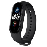 Bratara Fitness Inteligenta M5, Monitorizare Puls, Notificari, Ușoara, Compatibila Android/iOS, Negru