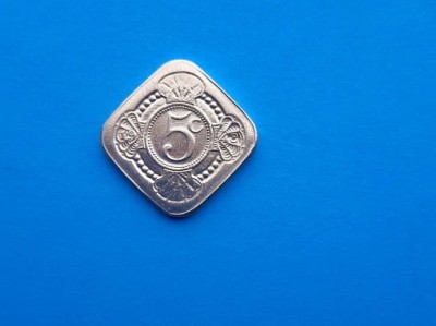 5 Cents 1948-1945-Olanda-Comemorativa-RARA!! foto