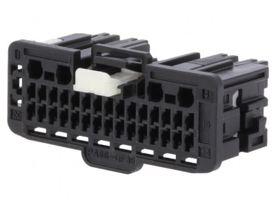 Conector Auto Mini50 Mamă 34-PIN Negru foto