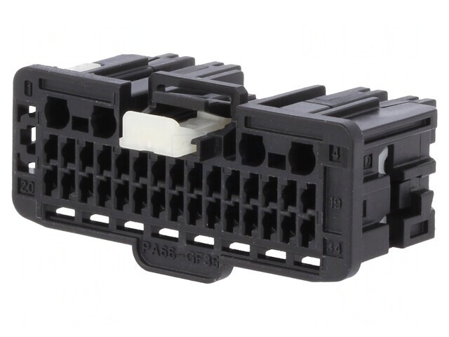 Conector Auto Mini50 Mamă 34-PIN Negru