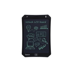 TABLETA LED SPACER pentru scris si desenat, interactiva, e-learning, 10 display, black, baterie CR2025 &quot;SPTB-LED-10&quot; (timbru verde 0.8 lei)