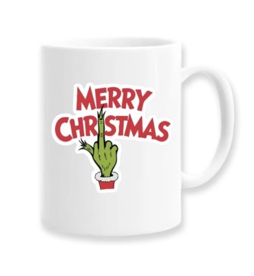 Cana alba personalizata Merry Christmas, INOVATIX&amp;reg;. 330ml foto