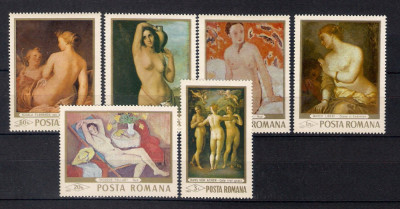1969 - Reproduceri de arta I, nuduri, serie neuzata foto