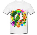 Cumpara ieftin Tricou &quot; Papagal si flori &quot;