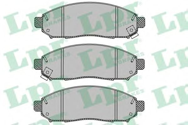 Set placute frana,frana disc NISSAN NAVARA (D40) (2004 - 2016) LPR 05P1495