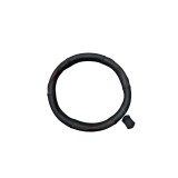 Husa volan piele cu gaurele negru si rosu K432 marime 37-39 cm 521075 131123-15