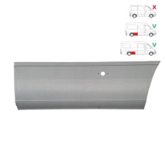 Segment reparatie aripa spate Mercedes Sprinter 1995-2007, VW LT 1995-2006 Partea Stanga, Spate, cu gauri pentru lampi gabarit , in fata pasajului ro foto