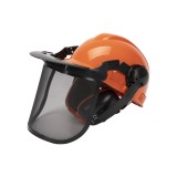 Casca de protectie cu viziera din plasa metalica si antifoane Micul Fermier GF-1323 (55-66 cm)