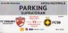 QW13 8 - Bilet acces parcare - FC Dinamo 1948 - FCSB Steaua - 18 02 2018