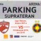 QW13 8 - Bilet acces parcare - FC Dinamo 1948 - FCSB Steaua - 18 02 2018