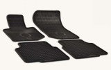 Covorase Auto Cauciuc BMW Seria 3 E36 (1992-1998) Set Complet Fata + Spate, Gri Carbon, Anti-Alunecare, Bordura Inalta