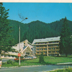 CPIB 16140 CARTE POSTALA - POIANA BRASOV, HOTEL TELEFERIC