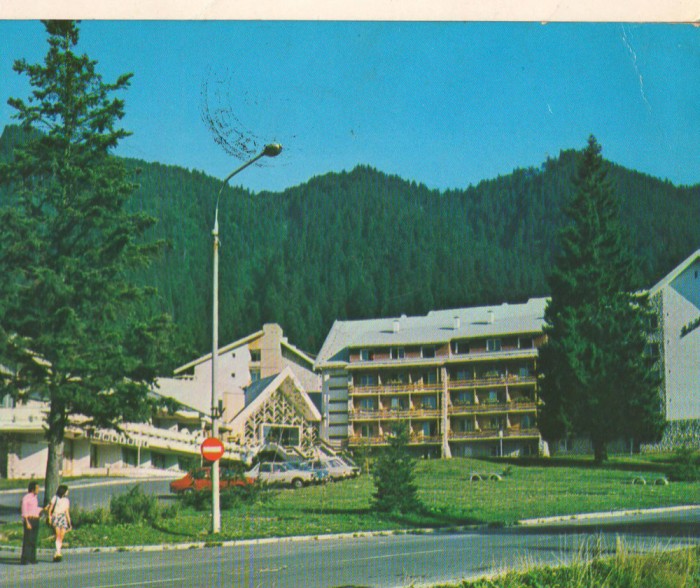 CPIB 16140 CARTE POSTALA - POIANA BRASOV, HOTEL TELEFERIC