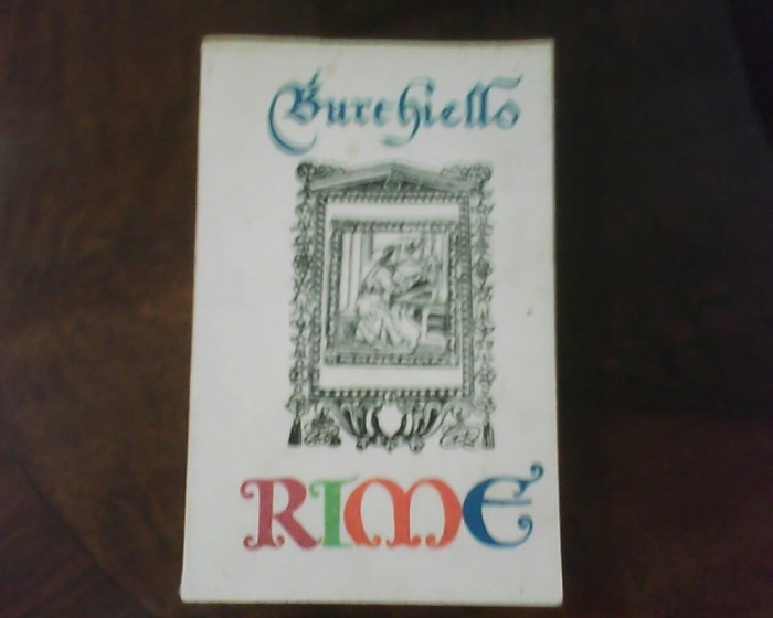 Domenico di Giovanni zis Burchiello Florentinul Rime