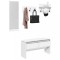 vidaXL Set de mobilier pentru hol, 4 piese, alb, lemn prelucrat 847919