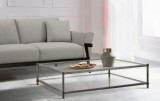 Masuta de cafea Like, 103 cm, Sticla, Bronz