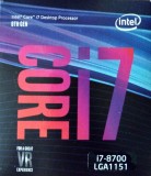 Intel Core I7-8700 3.2 GHz 12M Cache LGA 1551 cu grafica integrata UHD 630