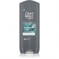 Dove Men+Care Advanced gel de dus pentru față, corp și păr pentru barbati Eucalyptus & Mint 400 ml