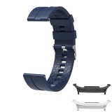 Curea din silicon compatibila cu Samsung Galaxy Watch8 Classic 46mm, Prussian Blue