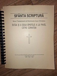 Sfanta scriptura Vechiul testament Leviticul Transcriere in Braille