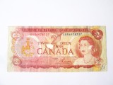 Canada 2 Dollars 1974,bancnota din imagini(uzata) la cel mai mic pret
