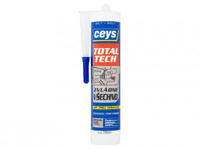 Adeziv Ceys TOTAL TECH EXPRESS, alb, 290 ml foto