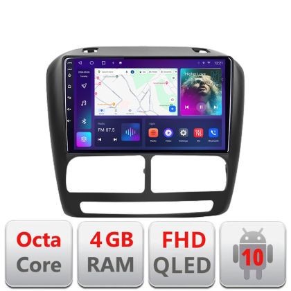 Navigatie Fiat Doblo 2010-2017 si Opel Combo 2010-2017 Android Ecran QLED octa core 4+64 carplay android auto KIT-DOBLO10+EDT-E309V3 v1 CarStore Techn