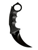 Cutit Briceag Karambit CS:GO, Black, negru, plus teaca si snur