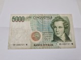 Bancnota italia 5000 L 1985