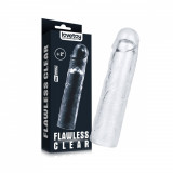 Prelungitor Penis Flawless Clear TPE +5 cm