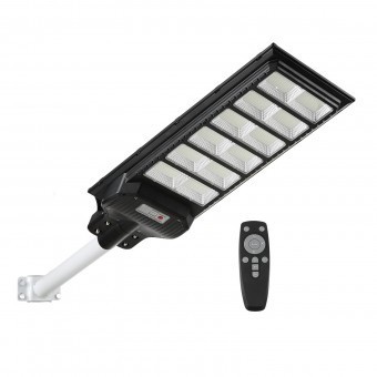 Lampa solara stradala, led Osram, 600 W, 1000 lm, senzor de miscare, Telecomanda, IP66 foto