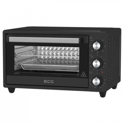 Cuptor electric ECG ET 2001B Airfry, 20 L, 1500 W, 80&amp;ndash;250 &amp;deg;C, timer 90 min, 7 functii presetate, convectie, negru foto