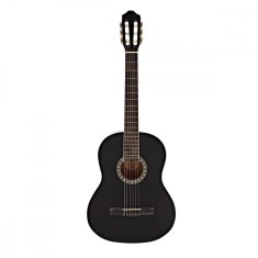 Chitara clasica din lemn DEPOX&reg;, Decor, 104 cm, negru